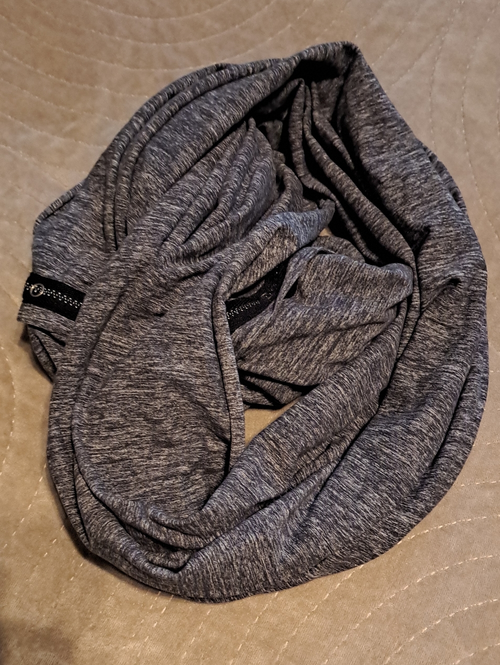 lululemon athletica Gray Marled Infinity Scarf